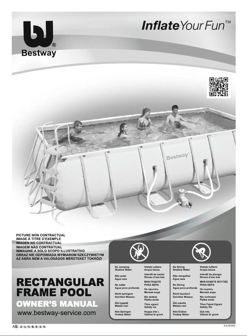 Page 1 de la notice Manuel utilisateur Bestway BW56223
