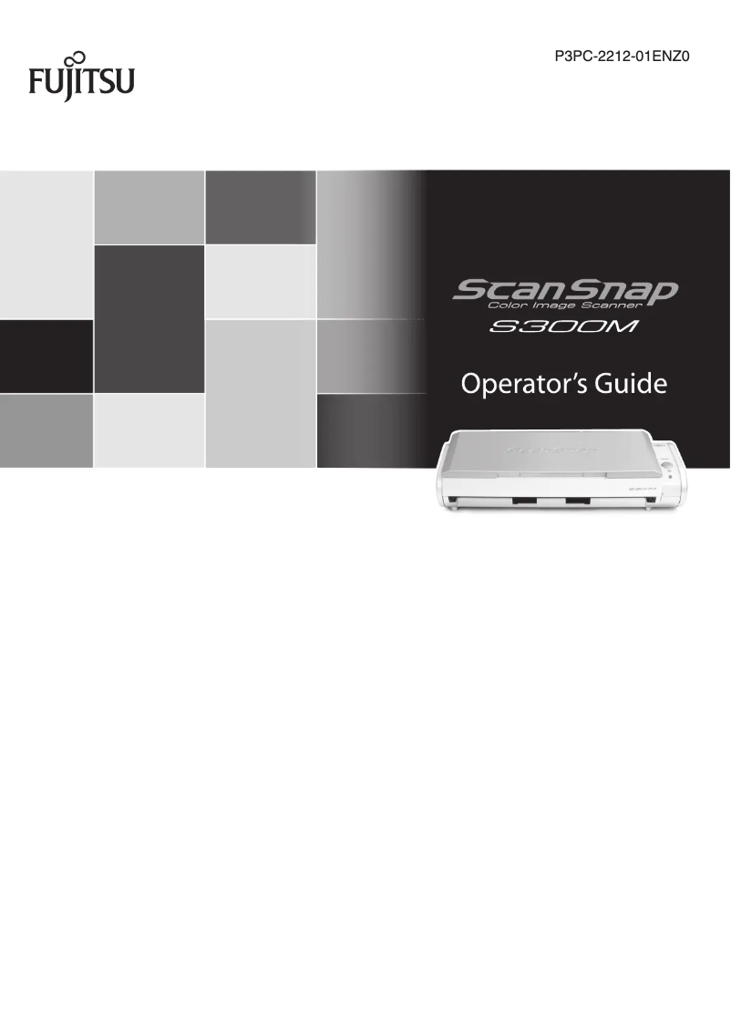 Image de la première page du manuel de l'appareil ScanSnap S300M