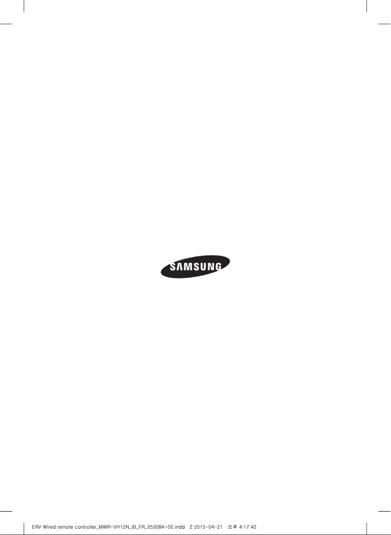 Image de la première page du manuel de l'appareil MWR-VH12N