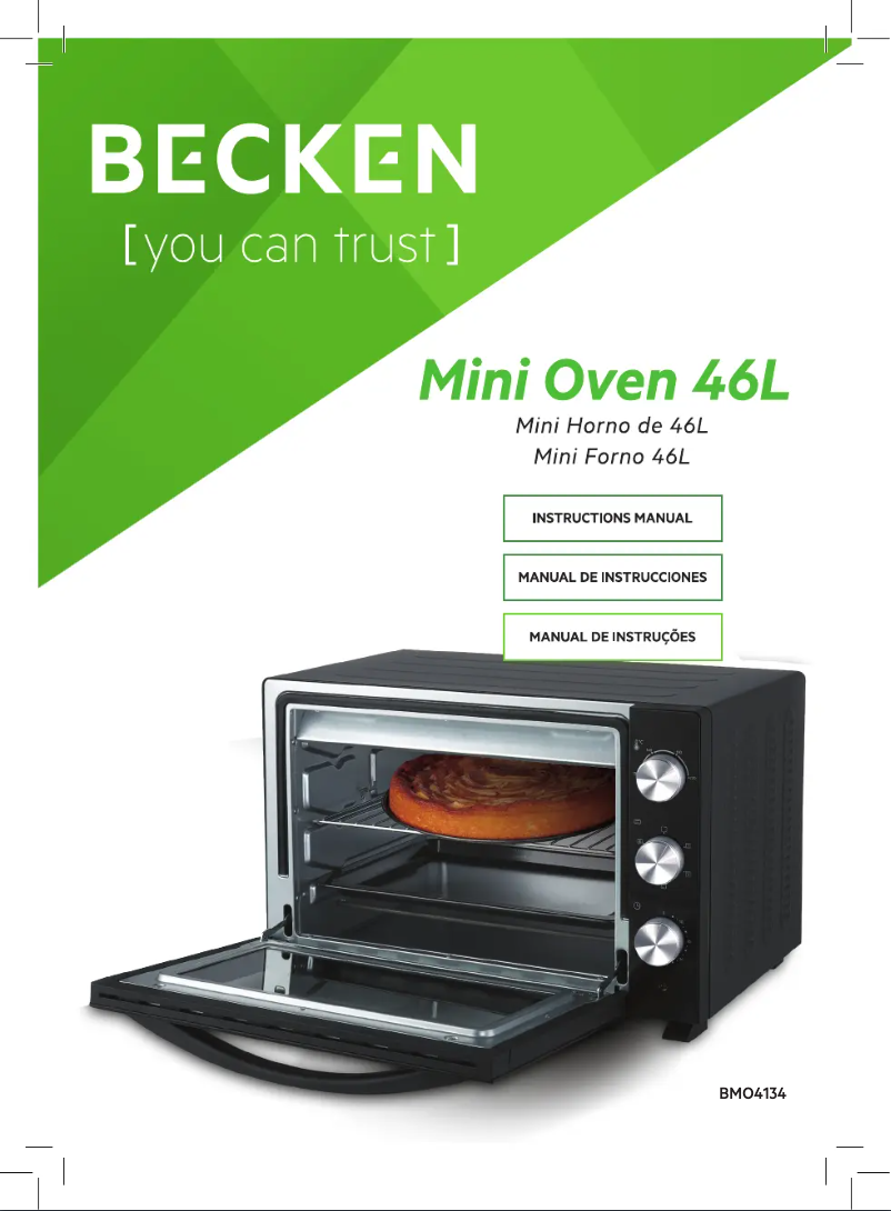 Page 1 de la notice Manuel utilisateur Becken BMO4134