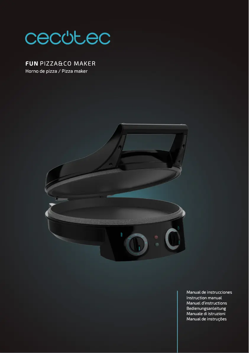 Page n°1 - Manuel utilisateur Cecotec Fun Pizza&Co