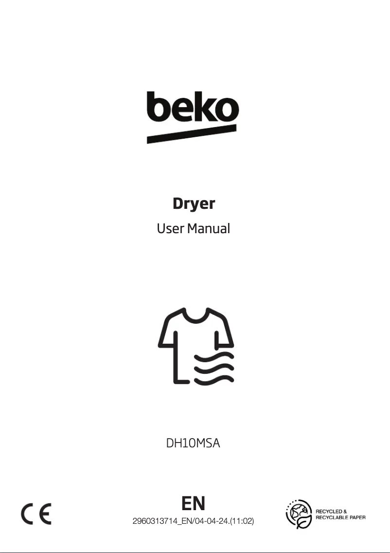 Image de la première page du manuel de l'appareil DH10MSA