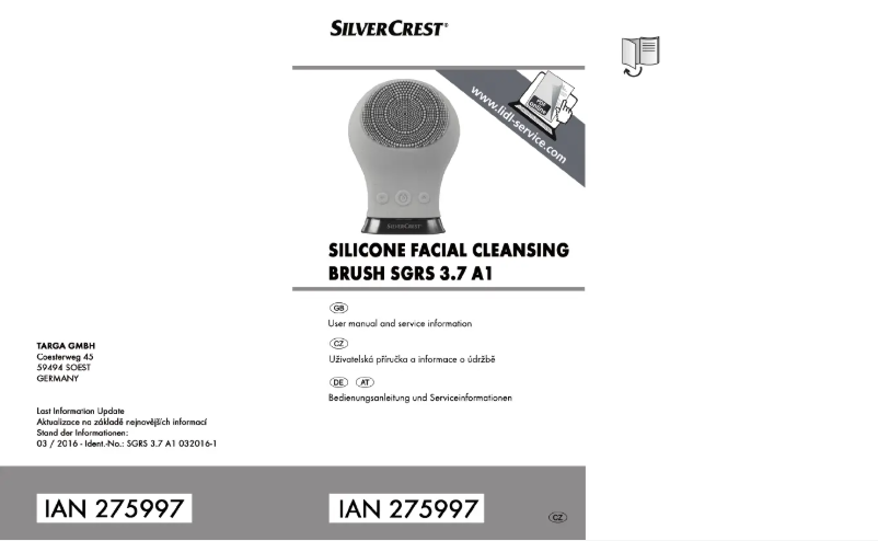 Page 1 de la notice Manuel utilisateur SilverCrest SGRS 3.7 A1