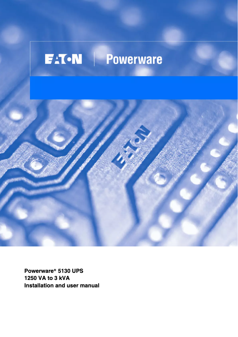 Image de la première page du manuel de l'appareil 5130i1750-XL2U