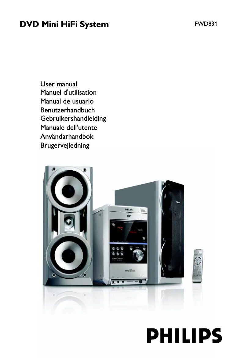 Página 1 del manual Manual de usuario Philips FWD831