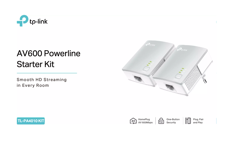 Page n°1 - Fiche technique TP-Link TL-PA4010 KIT