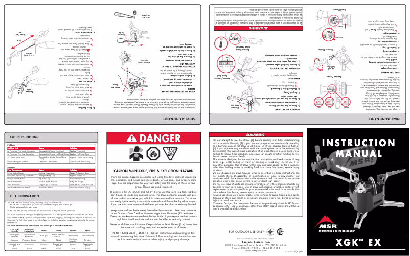 Image de la première page du manuel de l'appareil WhisperLit Universal