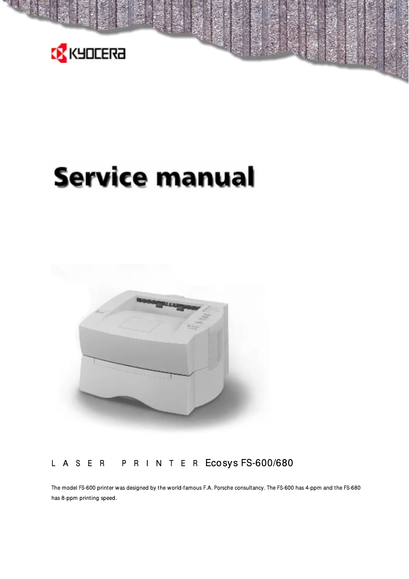 Page n°1 - Manuel utilisateur Kyocera Ecosys FS-680