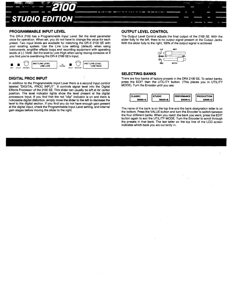 Image de la première page du manuel de l'appareil DRX-2100 SE
