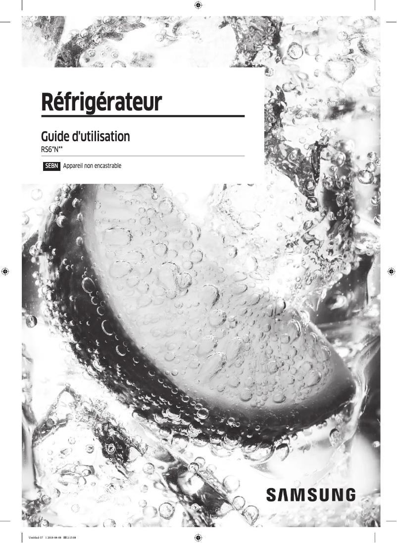 Page n°1 - Manuel utilisateur Samsung RS6GN8321S9