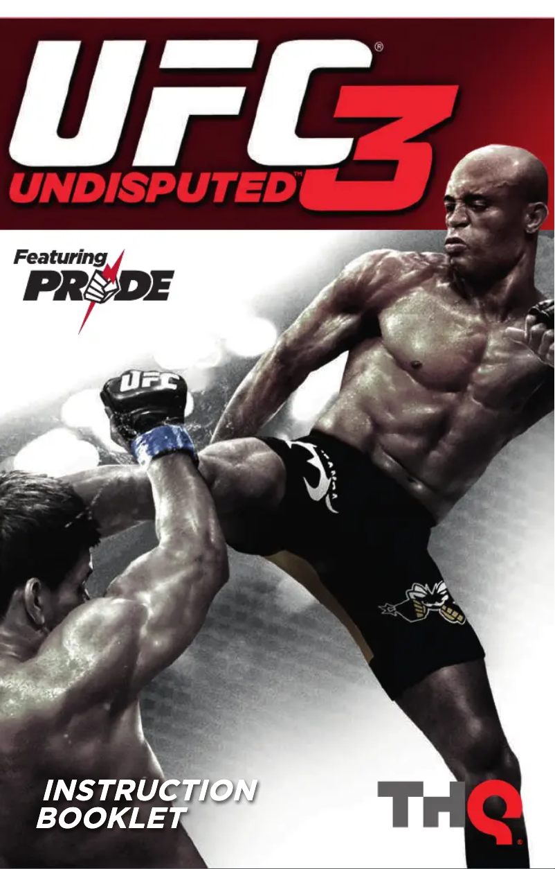 Page n°1 - Manuel utilisateur Sony UFC 3 - Undisputed (Playstation 3)