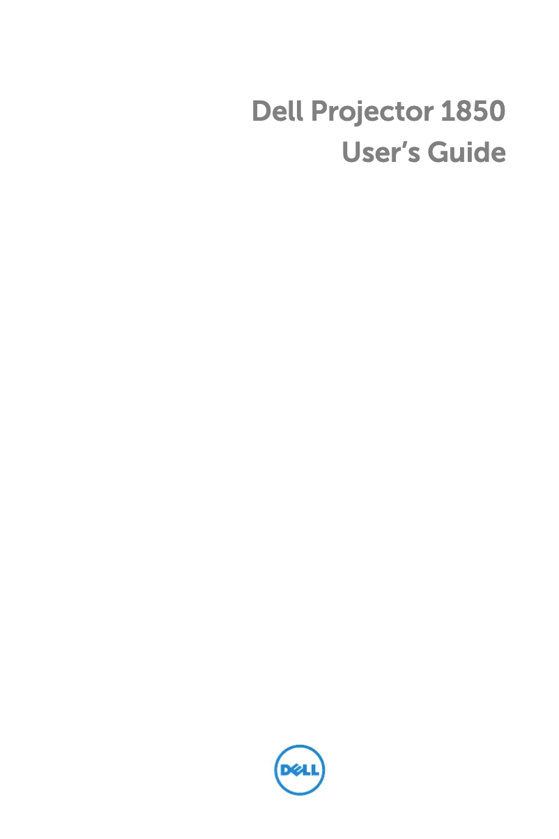 Image de la première page du manuel de l'appareil 1850