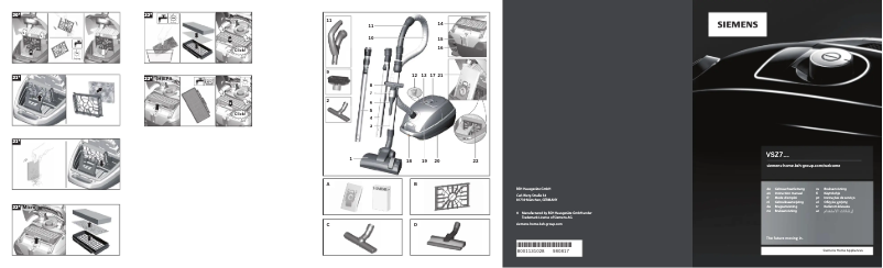 Page 1 de la notice Manuel utilisateur Siemens VSZ7A330