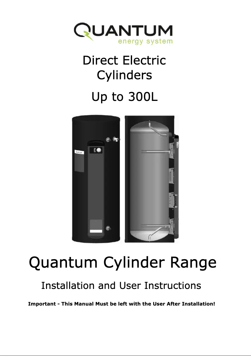 Página 1 del manual Manual de usuario Dimplex QWCd210-580
