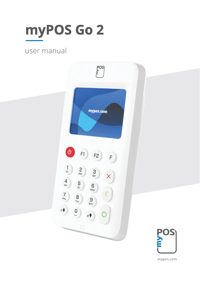 Page 1 de la notice Manuel utilisateur MyPOS Go 2