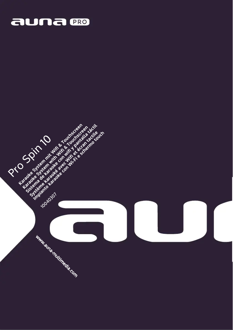 Image de la première page du manuel de l'appareil Pro Spin 10