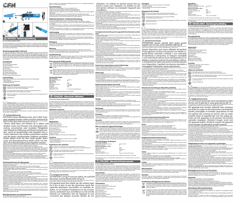 Image de la première page du manuel de l'appareil AK214