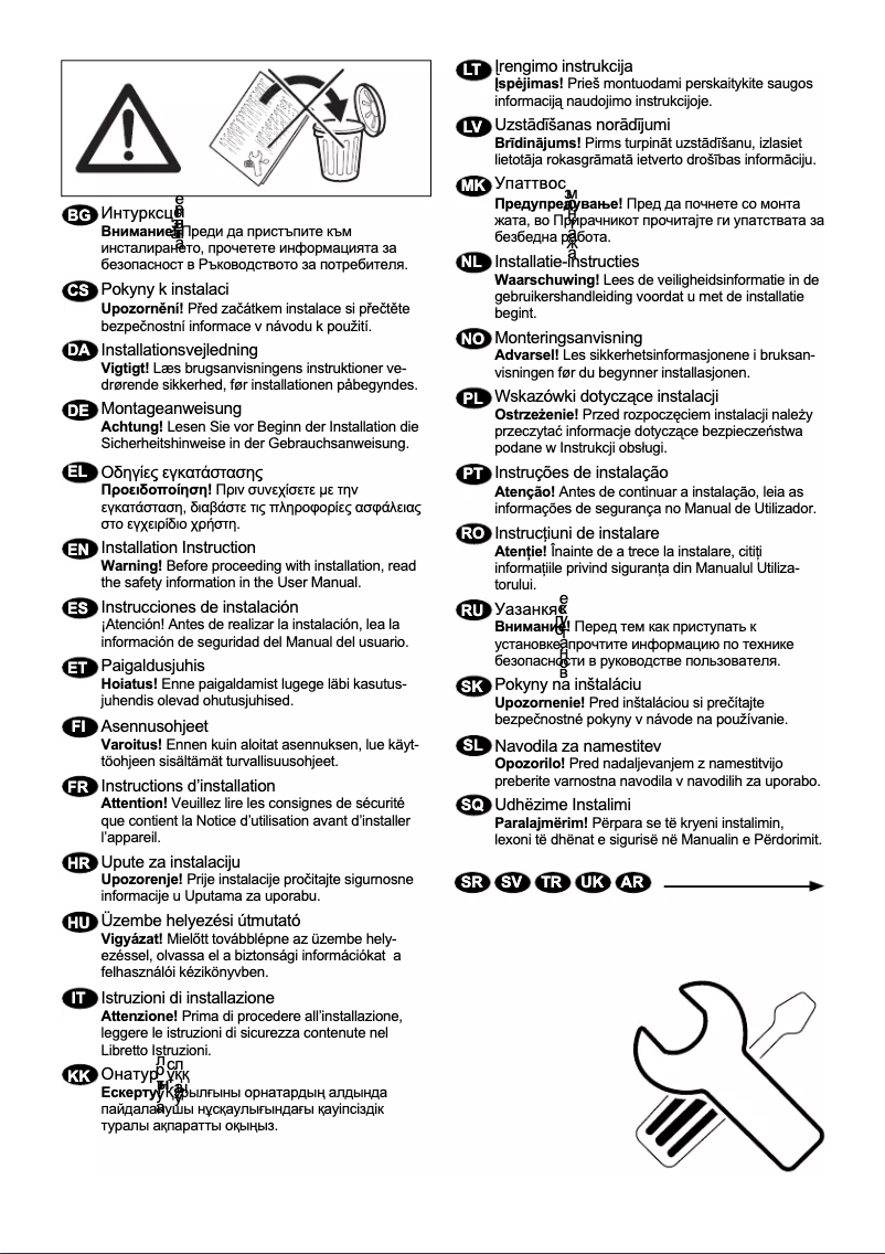 Page n°1 - Manuel utilisateur Rosenlew RTF81463W