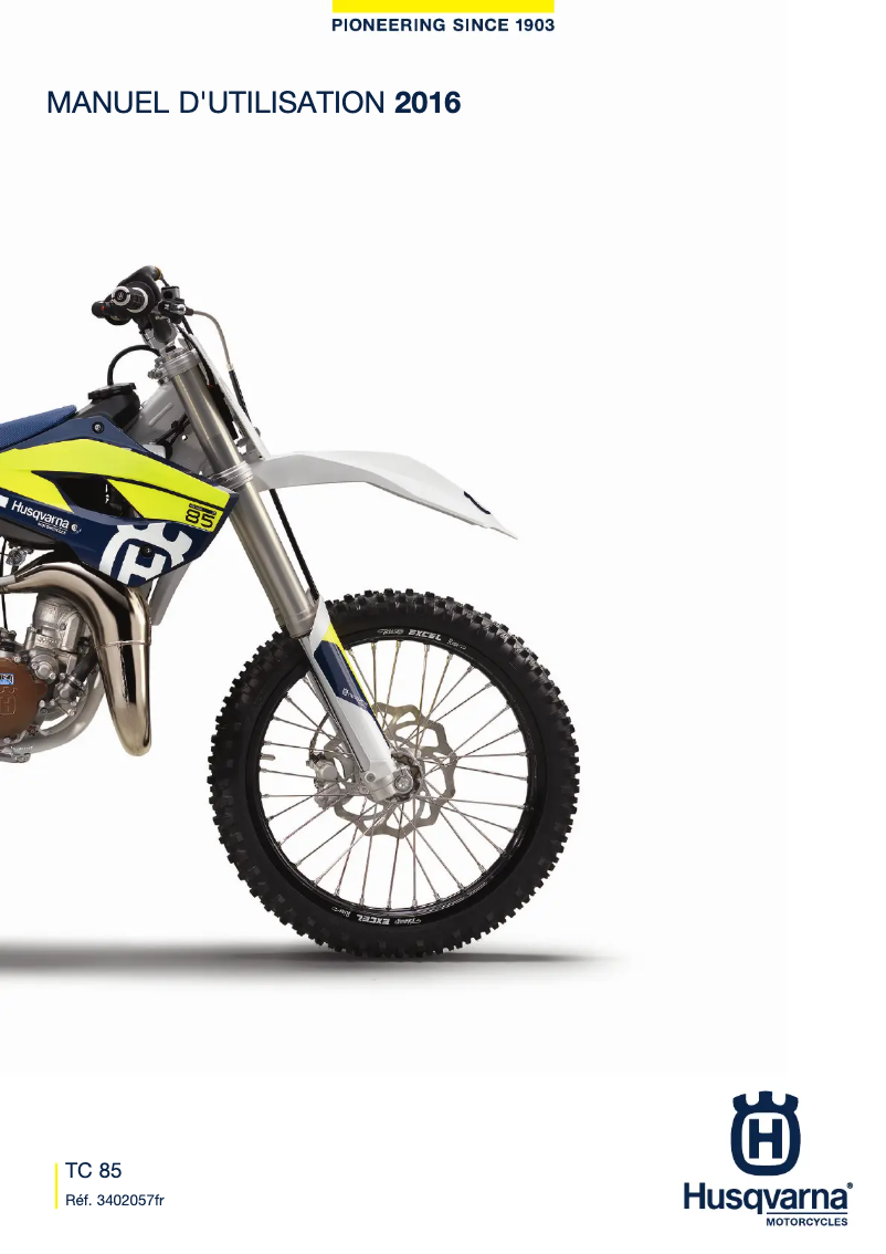 Página 1 del manual Manual de usuario Husqvarna TC 85 17/14 (2016)
