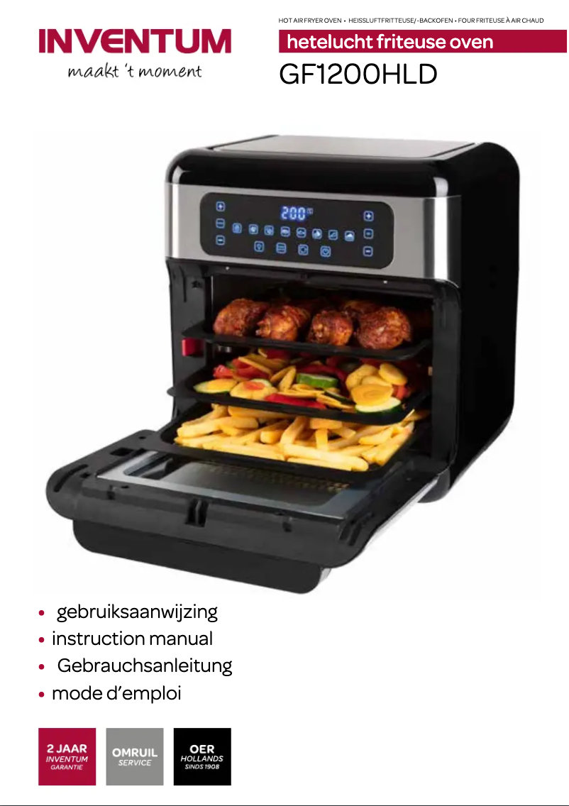 Page n°1 - Manuel utilisateur Inventum GF1200HLD