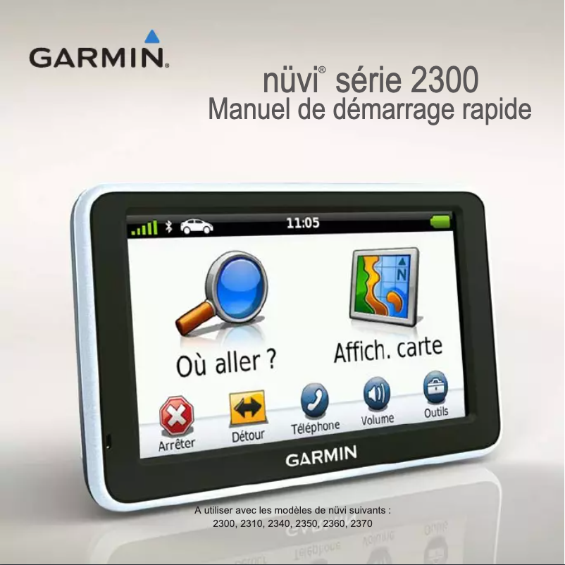 Page 1 de la notice Manuel utilisateur Garmin nuvi 2360LT