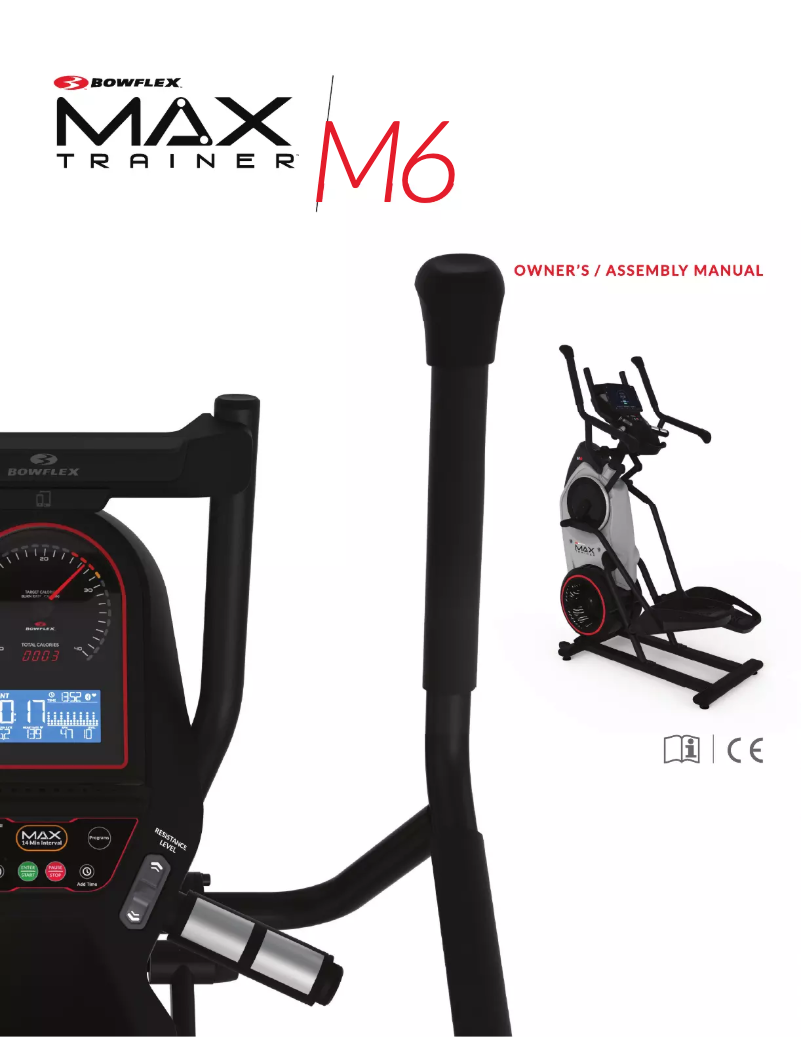 Page n°1 - Manuel utilisateur Bowflex Max Trainer M6