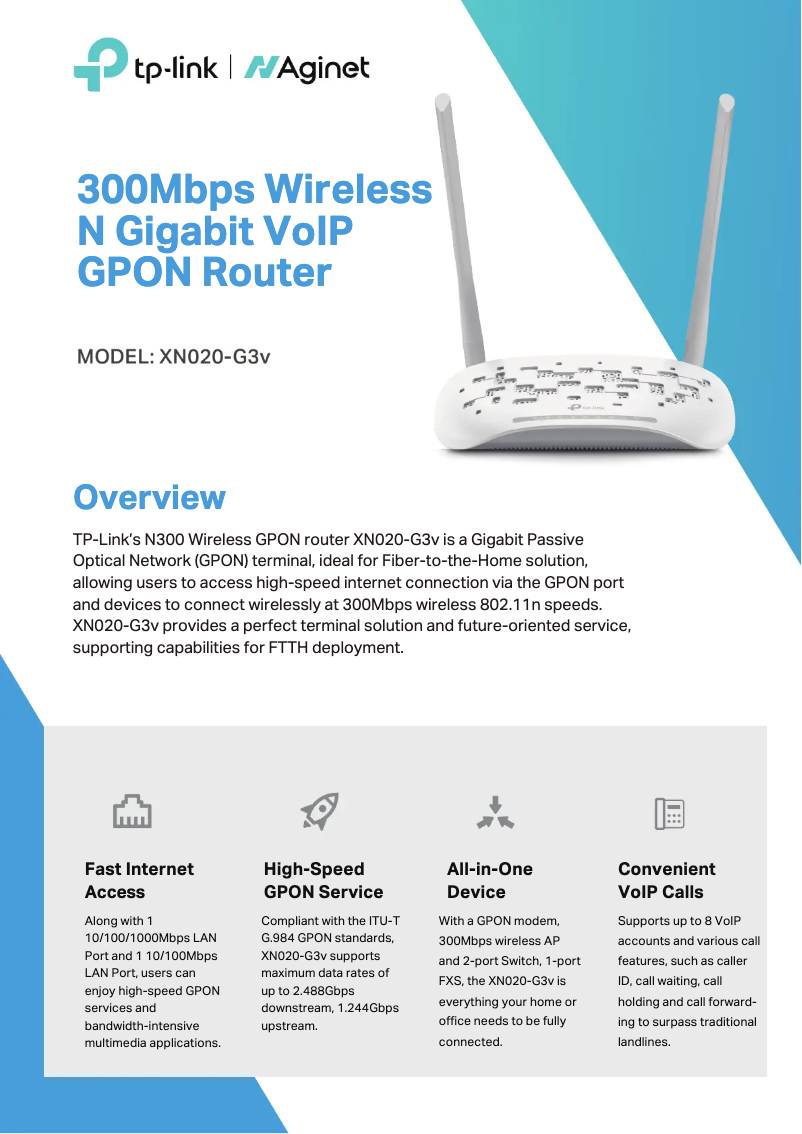 Página 1 del manual Manual de usuario TP-Link XN020-G3