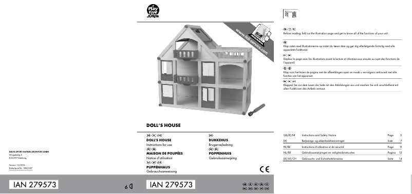 Imagen de la primera página del manual del dispositivo IAN 279573