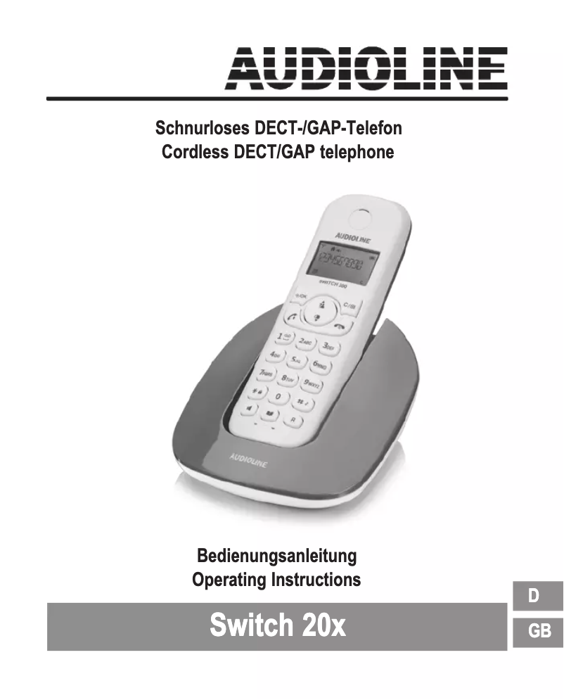 Imagen de la primera página del manual del dispositivo Switch 20x