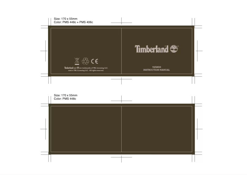 Page 1 de la notice Manuel utilisateur Timberland Middleton TBL.15018