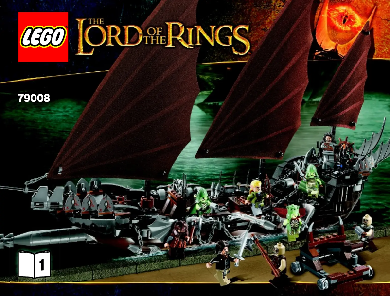 Page 1 de la notice Manuel utilisateur Lego The Lord of the Rings 79008