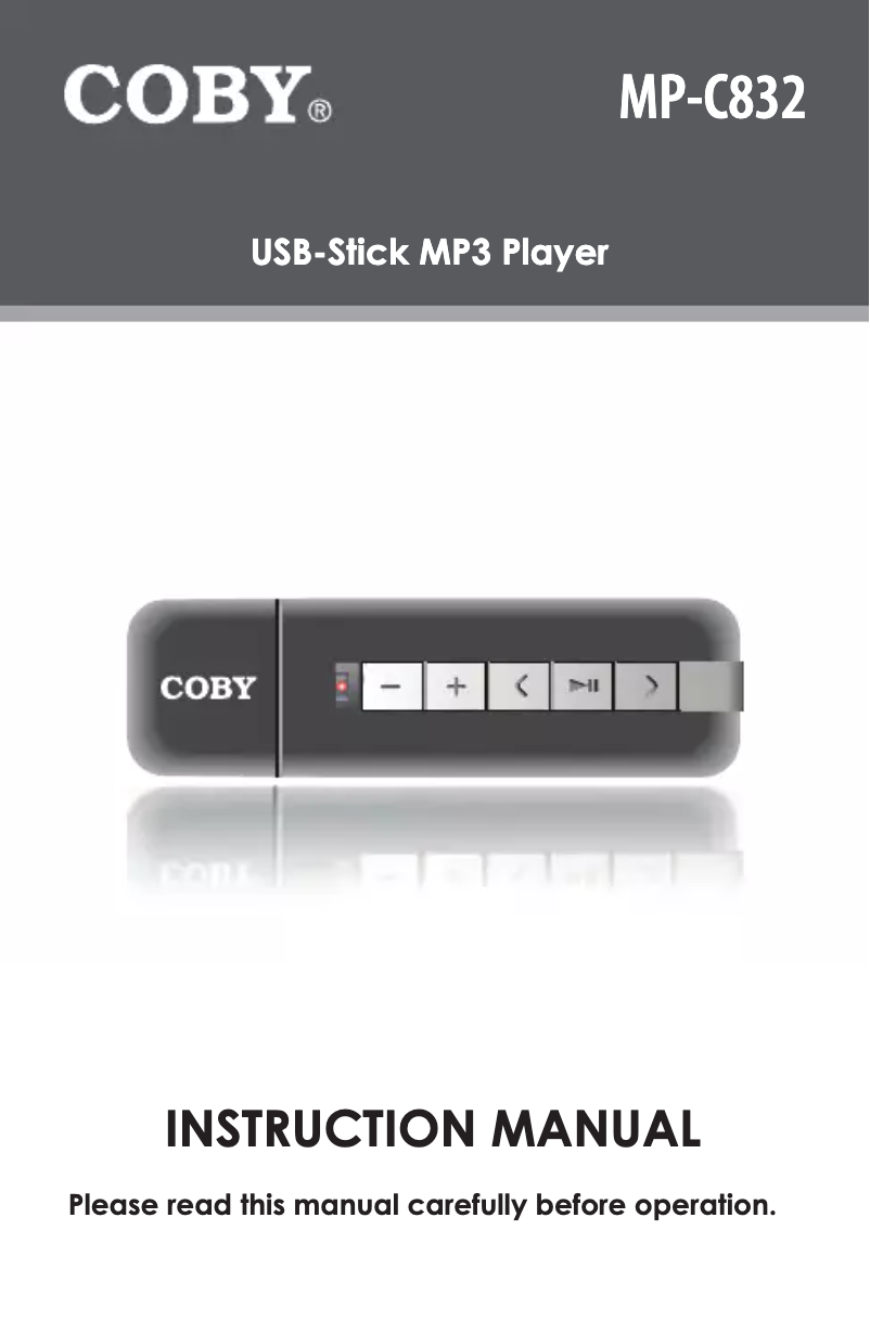 Image de la première page du manuel de l'appareil MP-C832