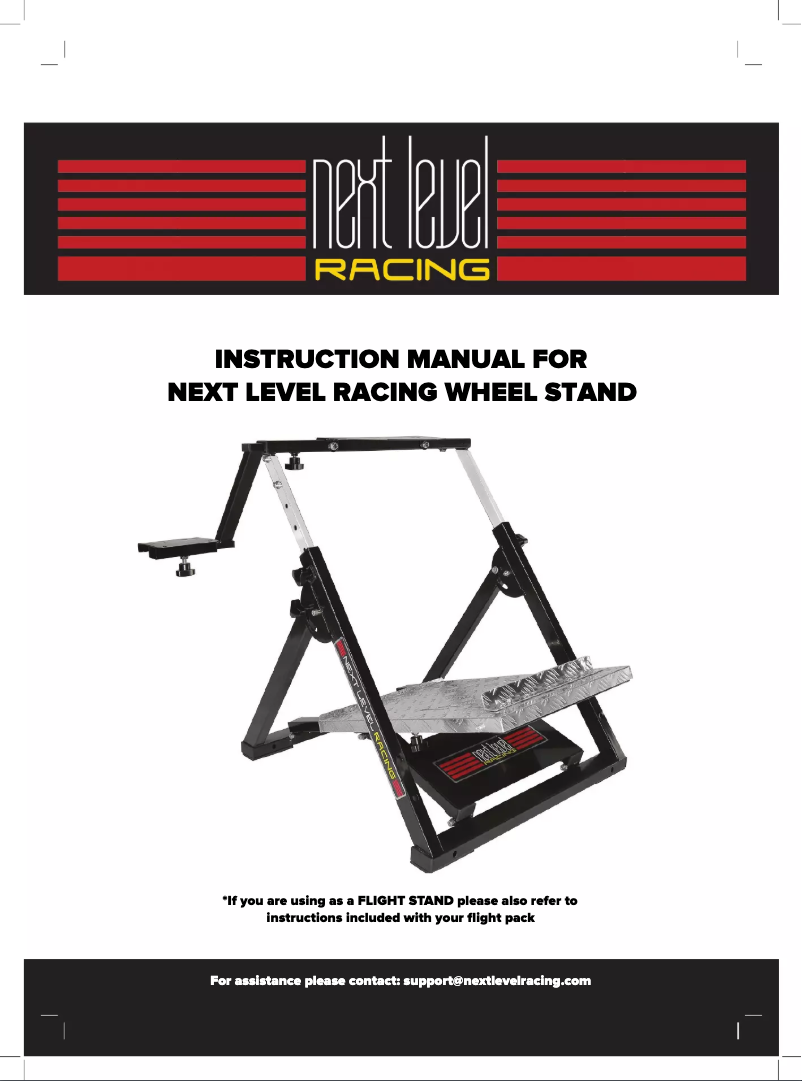 Page n°1 - Manuel utilisateur Next Level Racing NLR-S002
