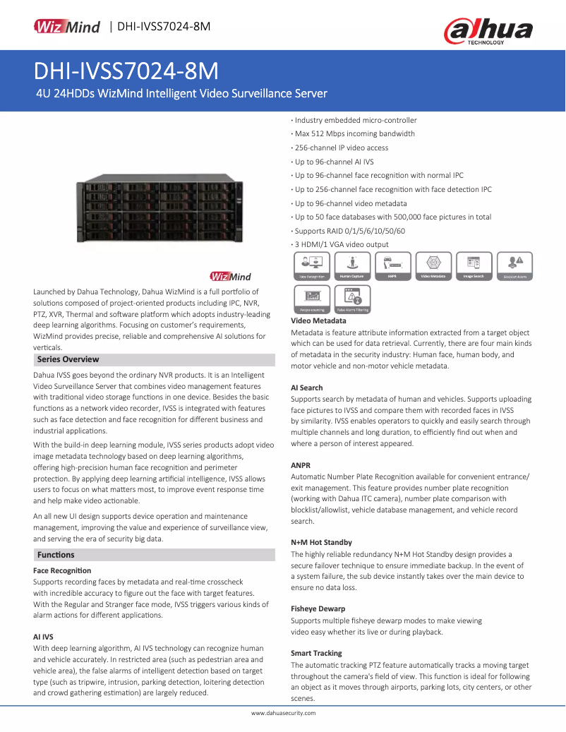 Image de la première page du manuel de l'appareil IVSS7024-8M