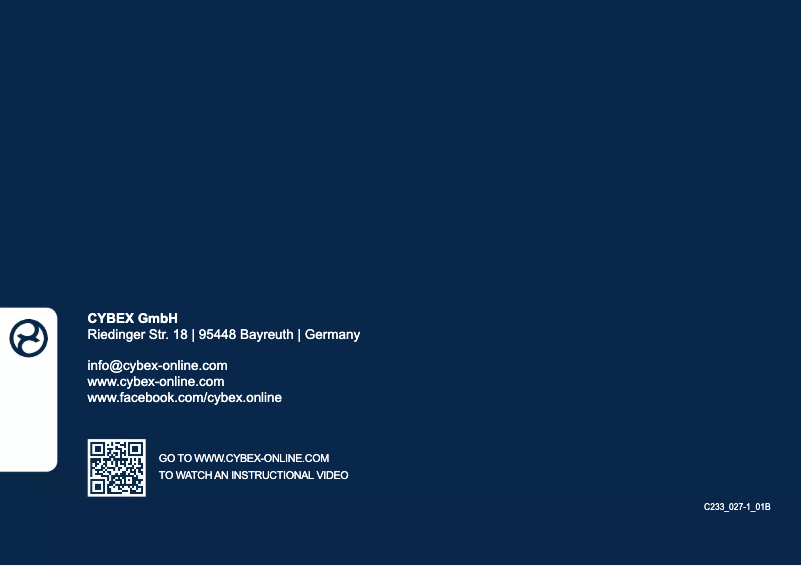 Page n°1 - Manuel utilisateur Cybex Solution M-Fix