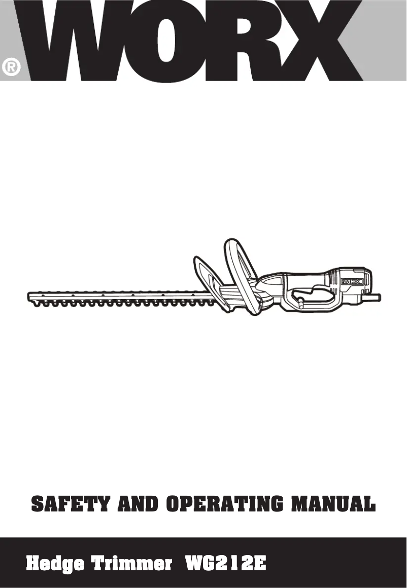 Image de la première page du manuel de l'appareil WG212E.1