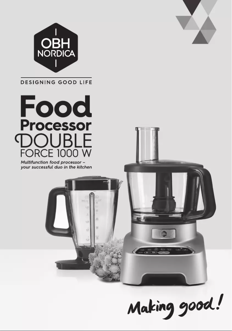 Page n°1 - Manuel utilisateur OBH Nordica Double Force