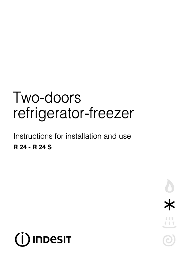 Image de la première page du manuel de l'appareil R 24 S (UK) (0)