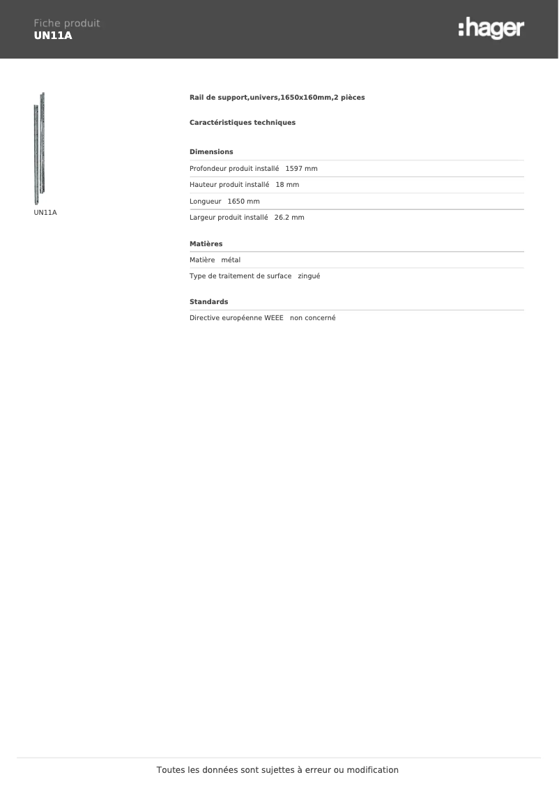 Image de la première page du manuel de l'appareil UN11A