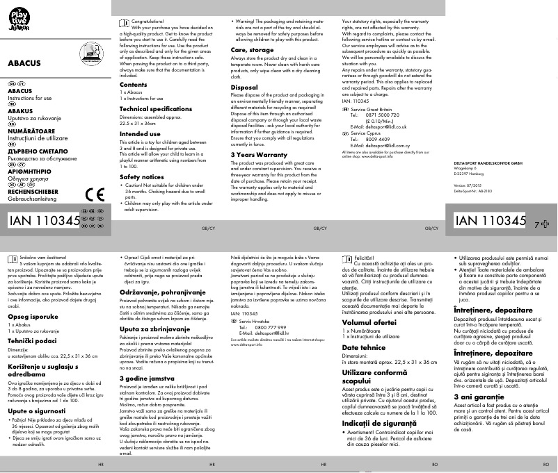 Página 1 del manual Manual de usuario Playtive IAN 110345