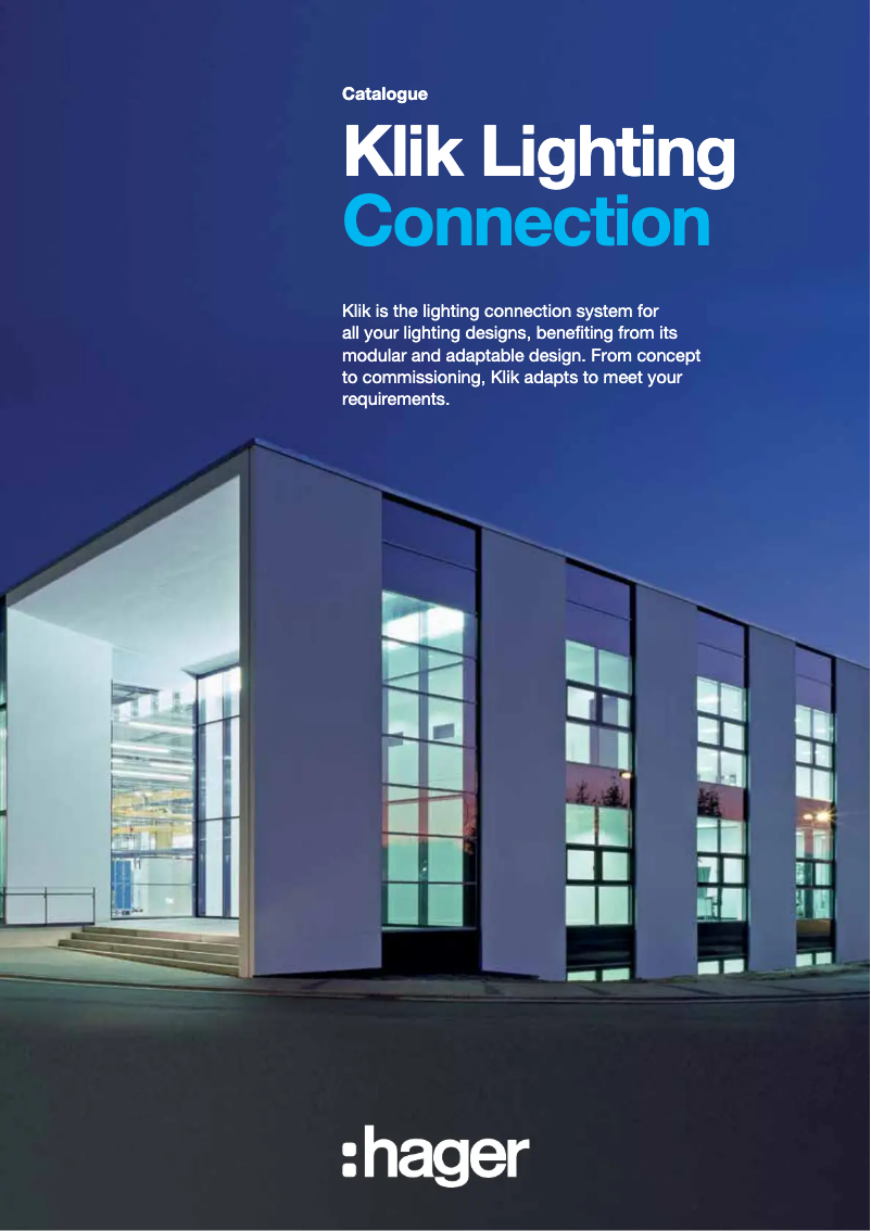 Page n°1 - Manuel utilisateur Hager K7A5M15P