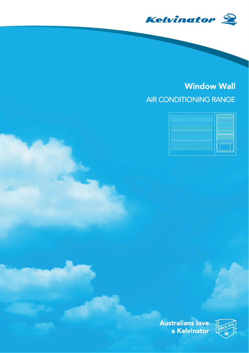 Page 1 de la notice Brochure Kelvinator KWH27CRF