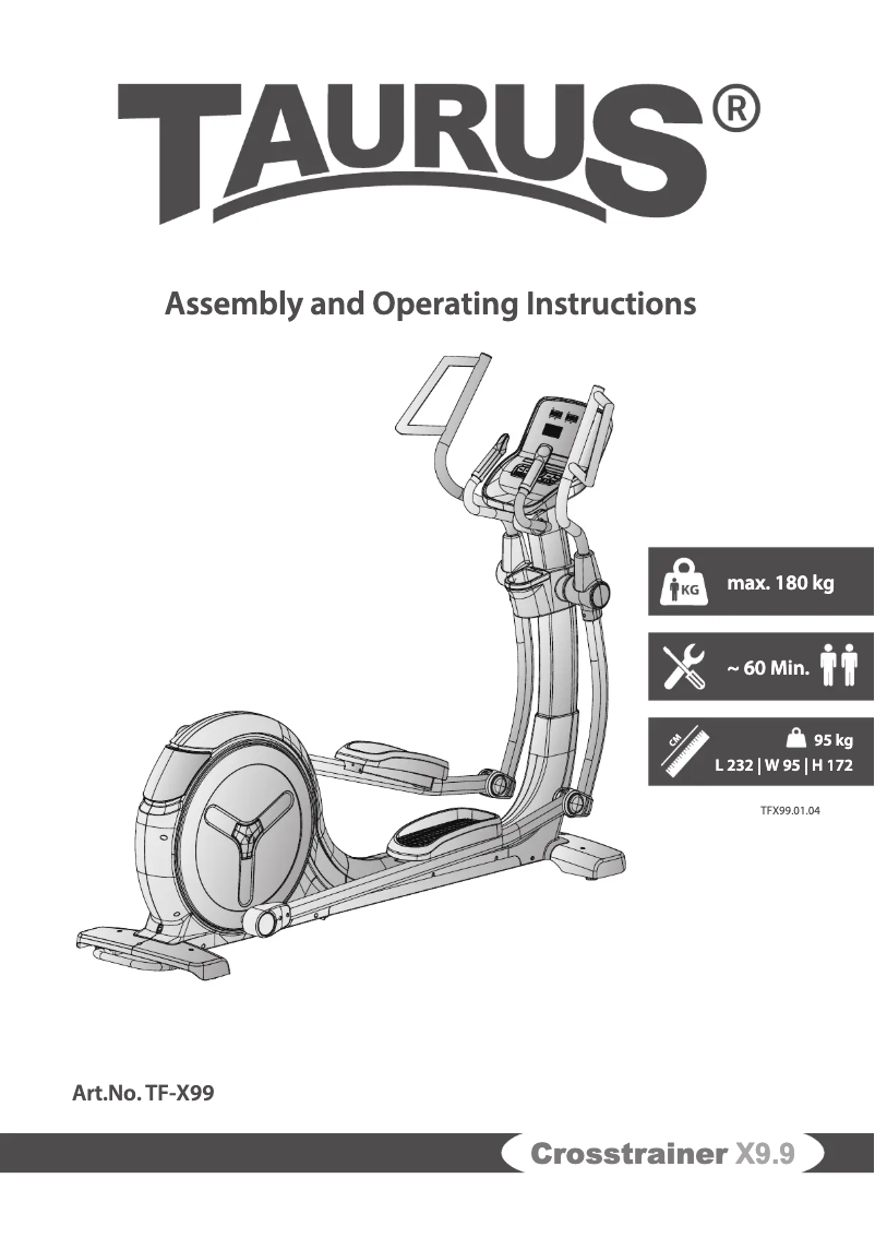 Página 1 del manual Manual de usuario Taurus X9.9