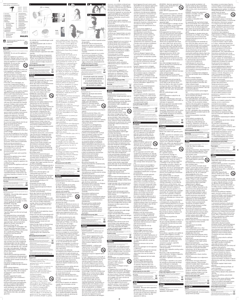 Page n°1 - Manuel utilisateur Philips 3000 Series BHD340