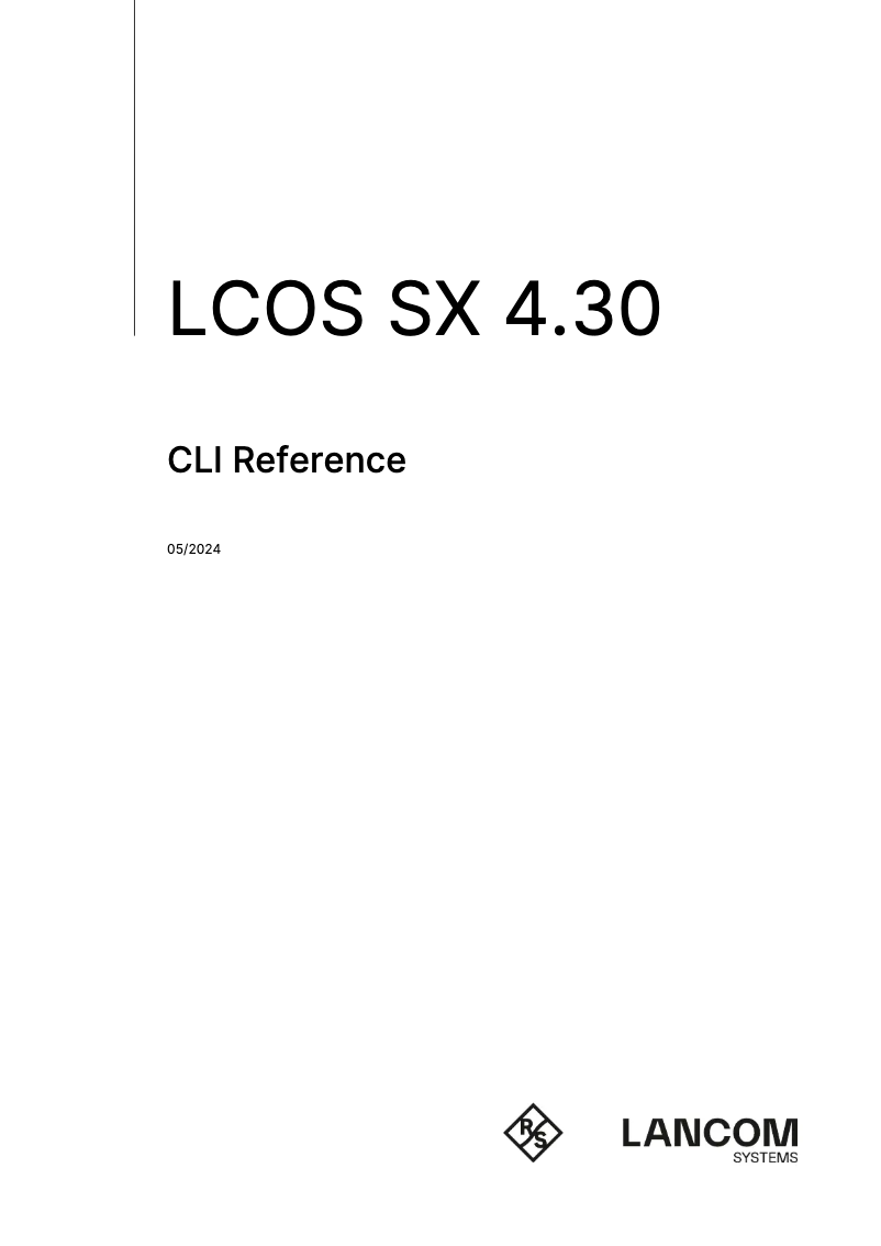 Page 1 de la notice Manuel utilisateur Lancom GS-3510XP