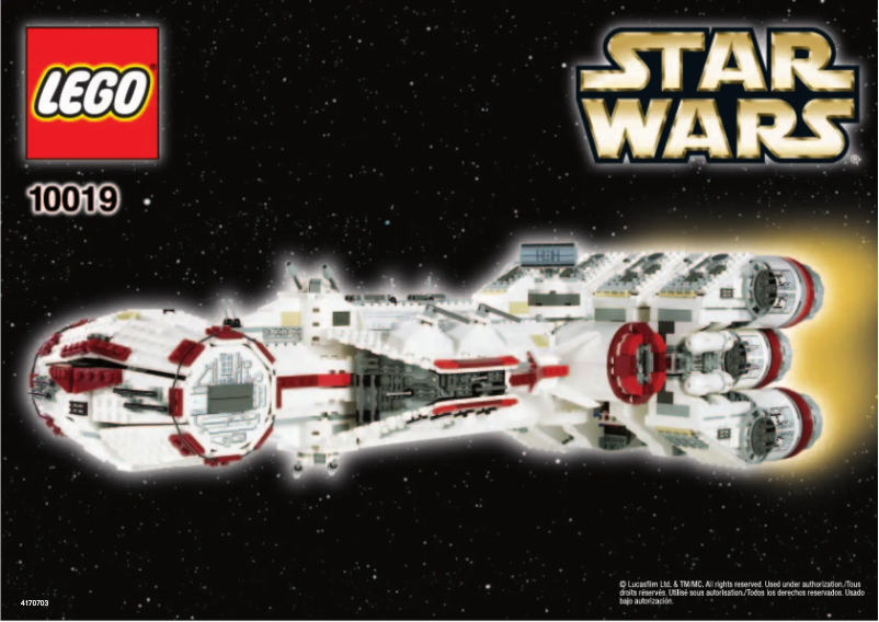 Page n°1 - Manuel utilisateur Lego REBEL BLOCKADE RUNNER