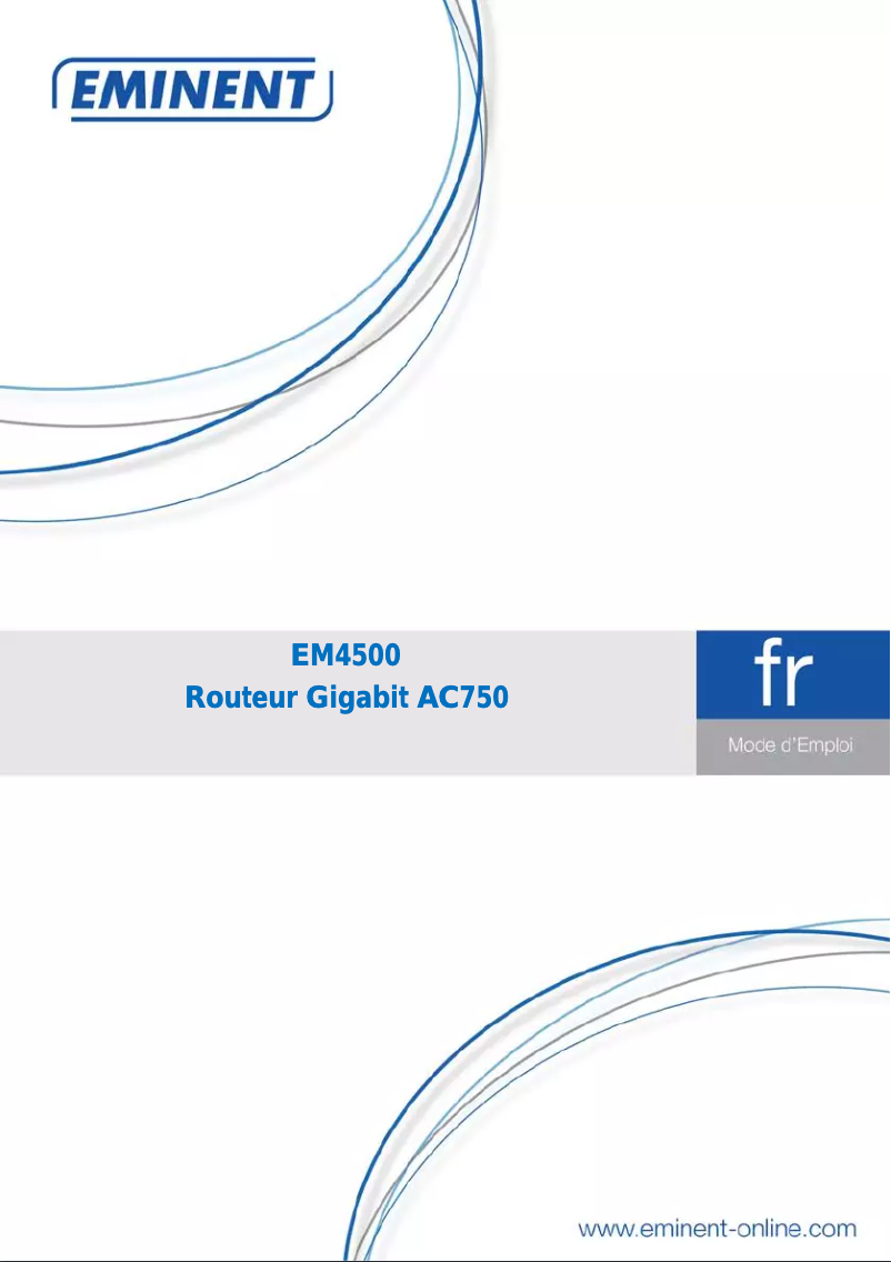 Image de la première page du manuel de l'appareil EM4500