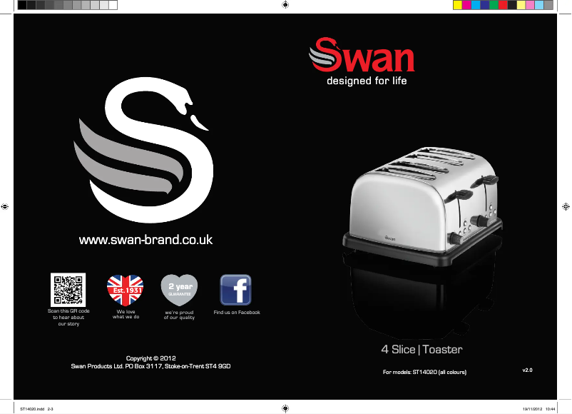 Page 1 de la notice Manuel utilisateur Swan ST14020