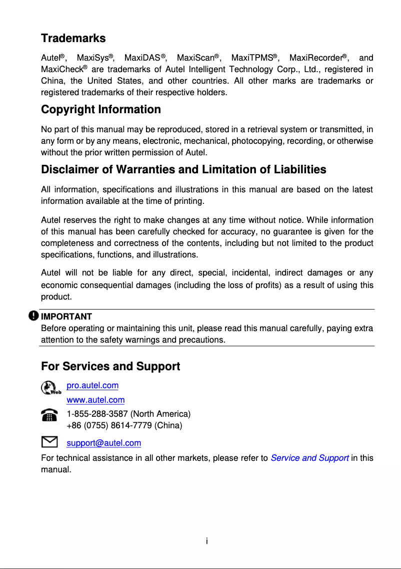 Page 1 de la notice Manuel utilisateur Autel MaxiAP AP2500E