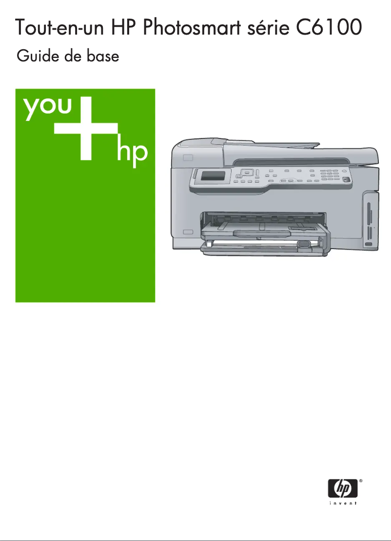Image de la première page du manuel de l'appareil Photosmart C6100